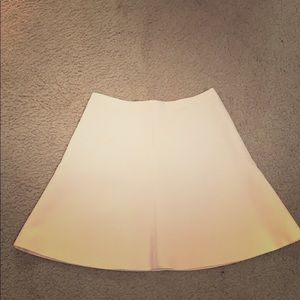 J Crew A line Cream White Skirt